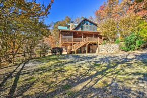 Blue Ridge Cabin with Hot Tub, Fire Pit and Mtn Views!